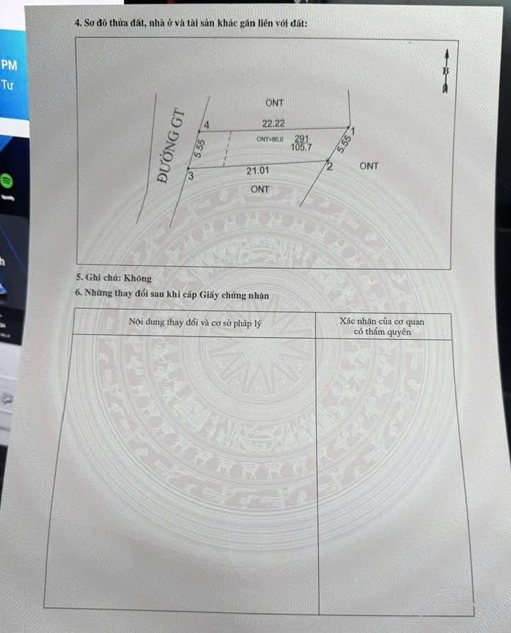 Đất nền 105m² xã Tu Vũ giá 400 triệu - Chính chủ bán gấp!