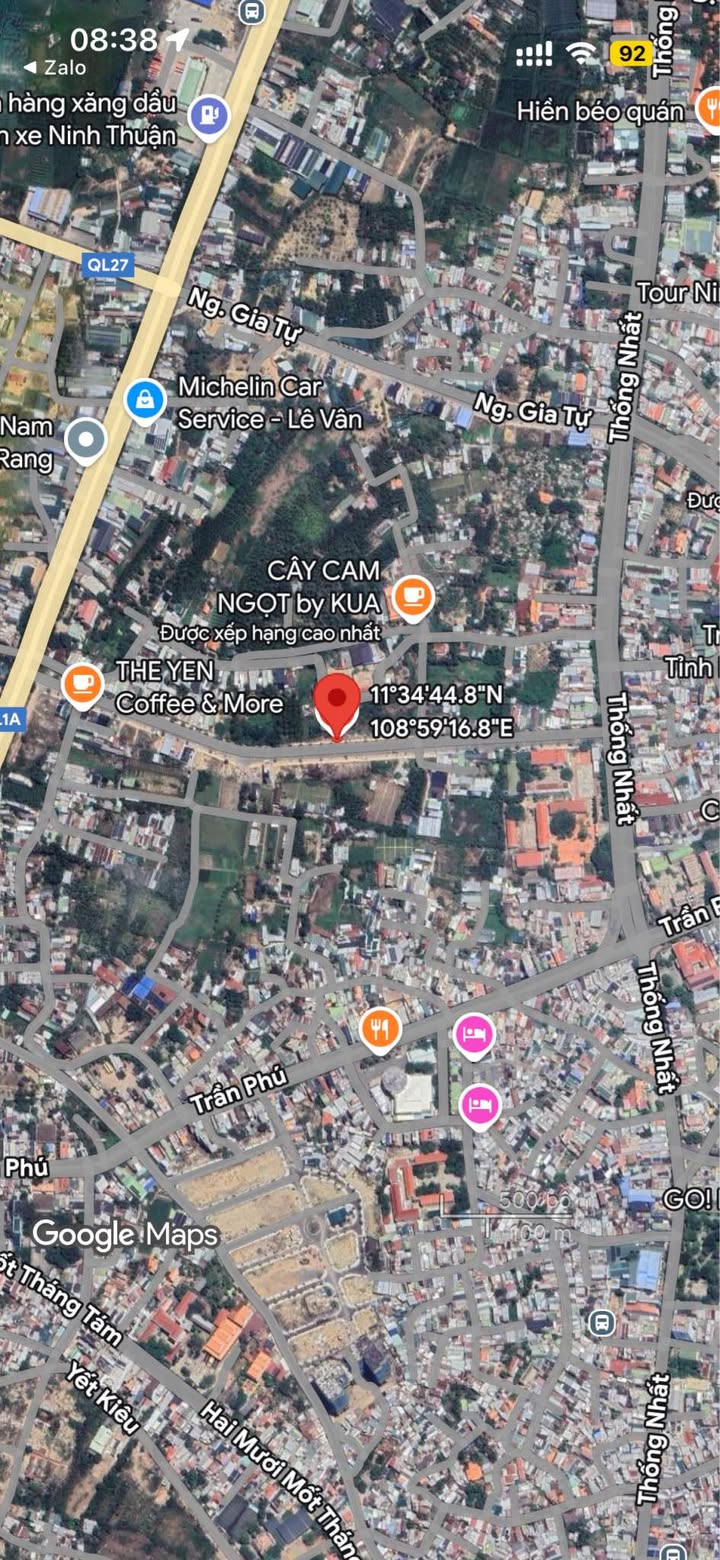 Đất nền liền kề mặt tiền Lý Chính Thắng, Phan Rang 240m² chỉ 7 tỷ - Sổ hồng chính chủ!