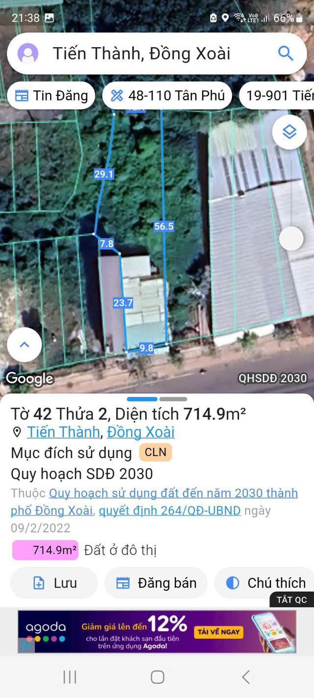 Đất nền Quốc lộ 14, Đồng Xoài, 720m² - Giá chỉ 4 tỷ, thương lượng thoải mái!