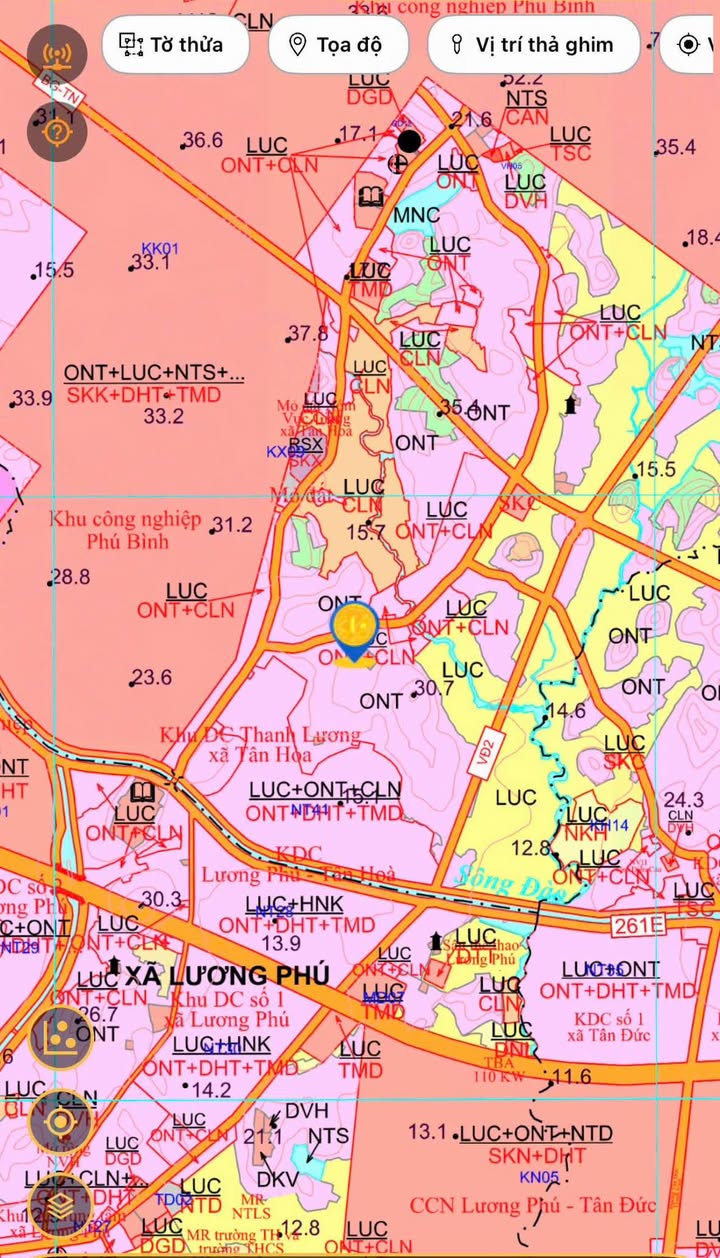 Đất thổ cư Tân Hòa - Phú Bình 140m² chỉ 700 triệu - Cơ hội đầu tư tuyệt vời!