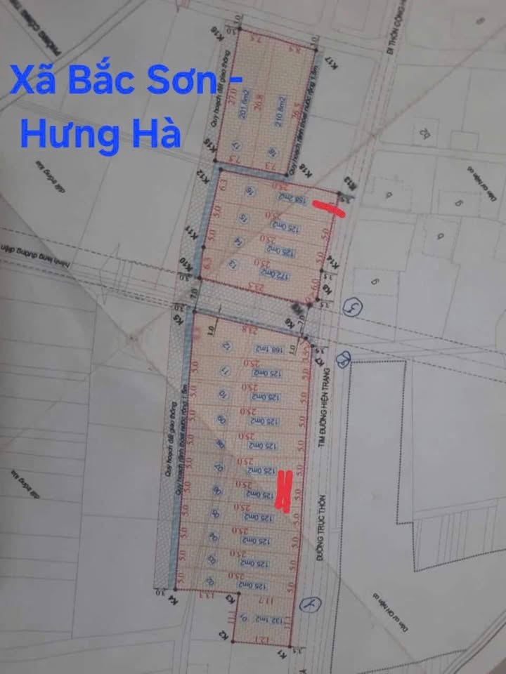 Đất nền Bắc Sơn, Hưng Hà, Thái Bình 125m² giá 1.3 tỷ - Cơ hội đầu tư tuyệt vời!