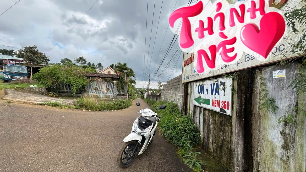 Đất mặt tiền Hẻm 360 Phan Đình Phùng, Bảo Lộc 121m² giá 1.65 tỷ - Cơ hội đầu tư hấp dẫn!