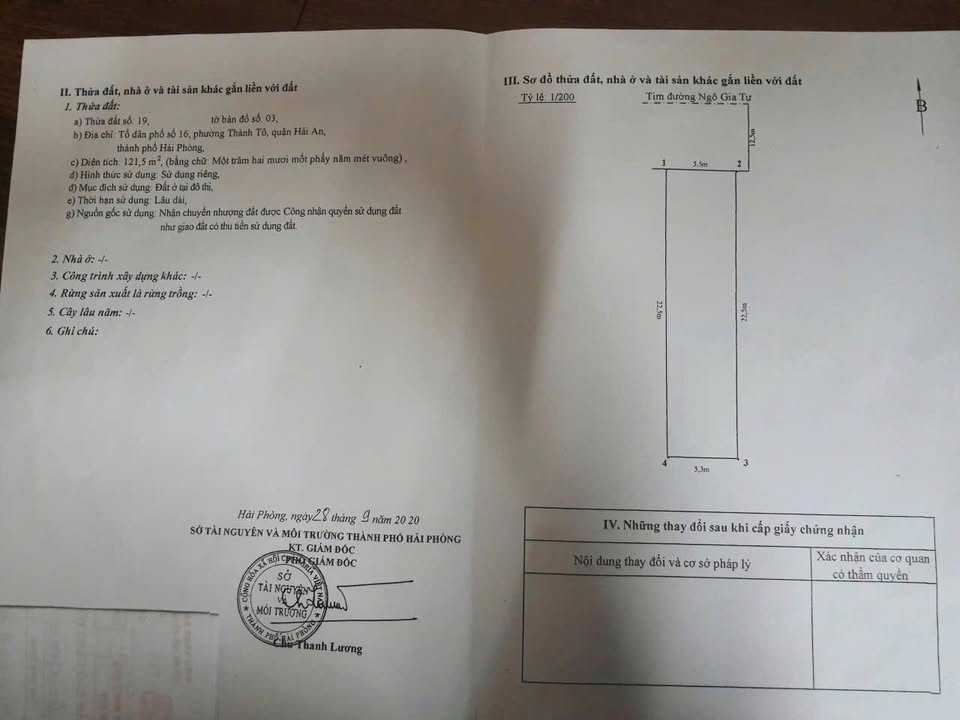 Đất mặt đường Ngô Gia Tự, Hải An, 121.8m² giá 14.616 tỷ - Cơ hội đầu tư sinh lời!