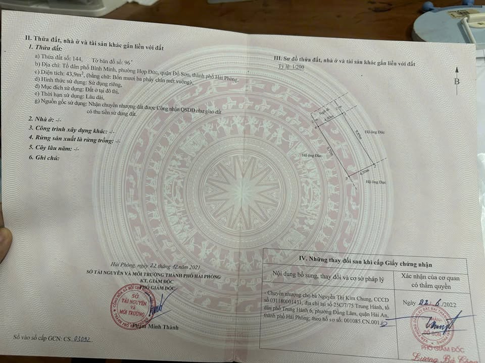 Đất nền chính chủ Nam Đồ Sơn, Hải Phòng 44m² giá 660 triệu - Cơ hội đầu tư hấp dẫn!