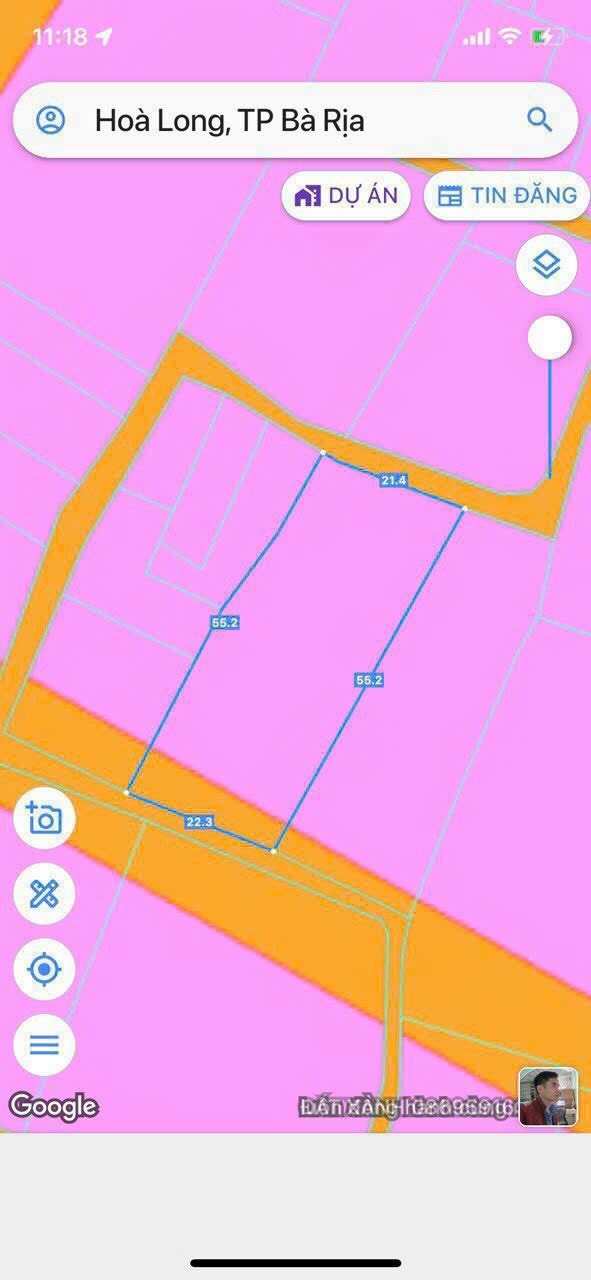 Đất 1 Sào 2 Phường Tam Long, TP.HCM - Giá 7.5 tỷ, 2 mặt tiền đường nhựa!