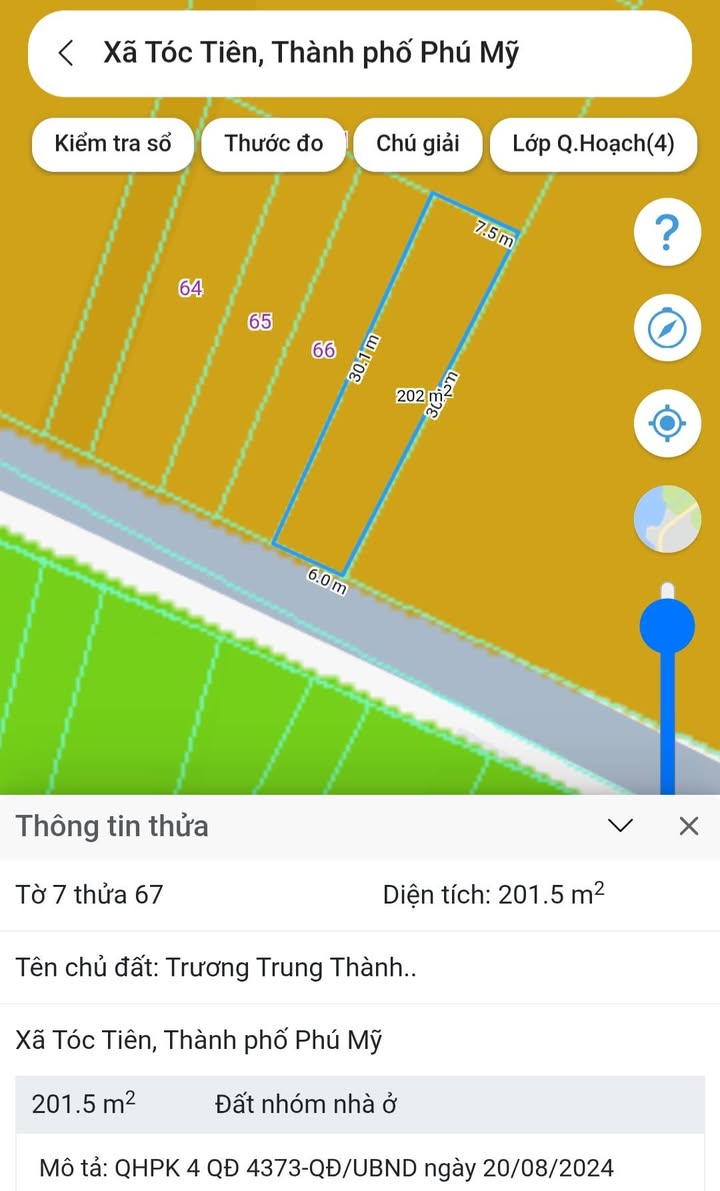 Đất nền chính chủ 180m² tại xã Tóc Tiên, chỉ 1.5 tỷ - Vị trí đẹp, dân cư đông đúc!