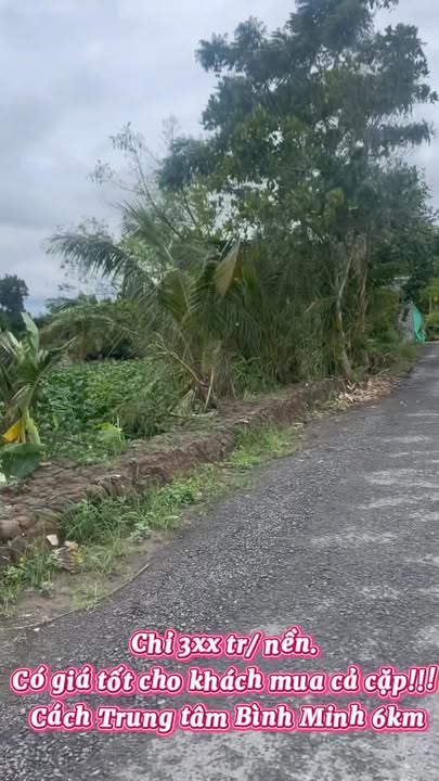 Đất nền cặp 166m² tại xã Mỹ Thuận, Vĩnh Long - View sông, giá chỉ 399 triệu!