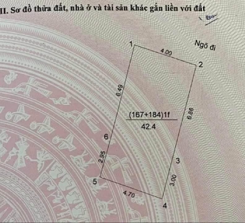 Nhà cấp 4 ngõ Thống Nhất, Hai Bà Trưng 42m² giá 2.8 tỷ - Cơ hội hiếm có!