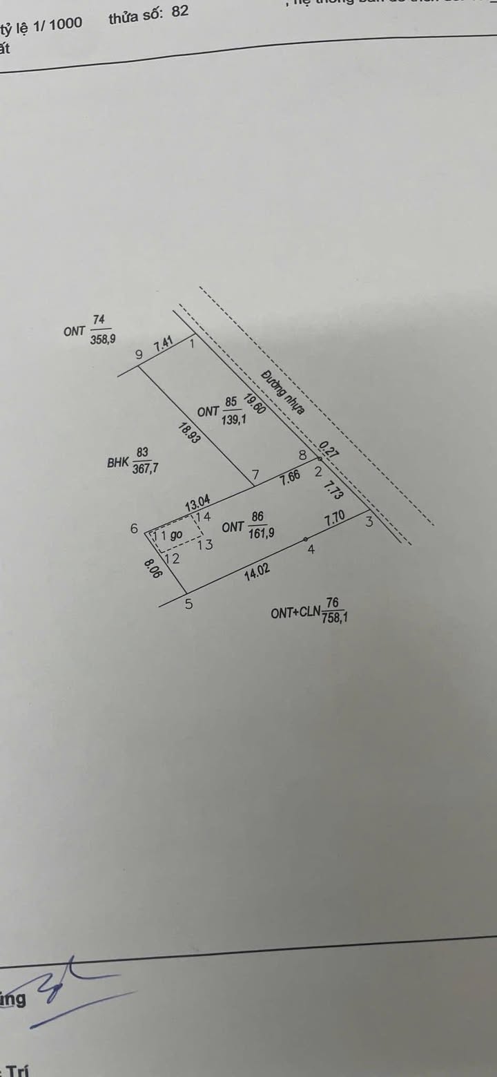 Đất thổ cư xã Bình Phước Xuân 168m² giá 550 triệu - Mặt tiền đường nhựa thuận tiện!