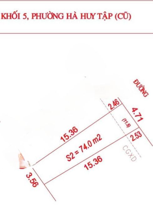 FrontHouse mặt đường Trần Quốc Toản 74m² giá 4.8 tỷ - Ô tô tránh nhau, thông thoáng!
