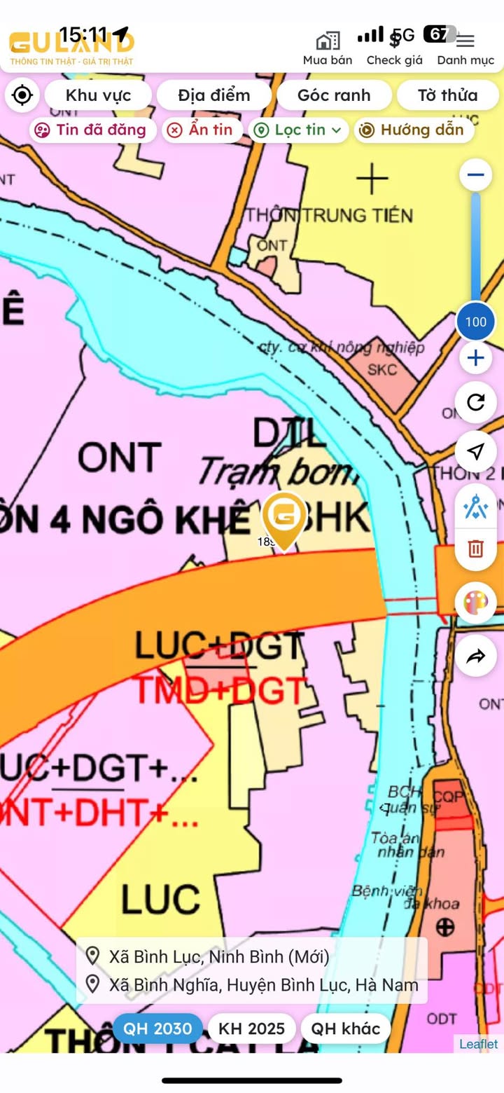 Đất nền Bình Nghĩa, Bình Lục, Hà Nam 188m² - Vị trí đắc địa gần đường Vành Đai 5!