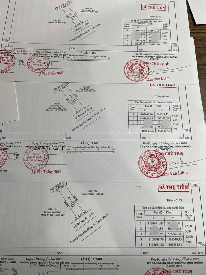 Đất nền liền kề mặt tiền Nguyễn Sáng, Vĩnh Thông 110m² giá 850 triệu - Đầu tư sinh lời ngay!