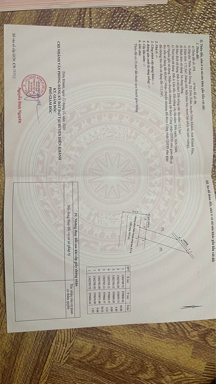 Đất nền Diên Lâm 172m² giá 650 triệu - Gần trường học, vị trí đắc địa!