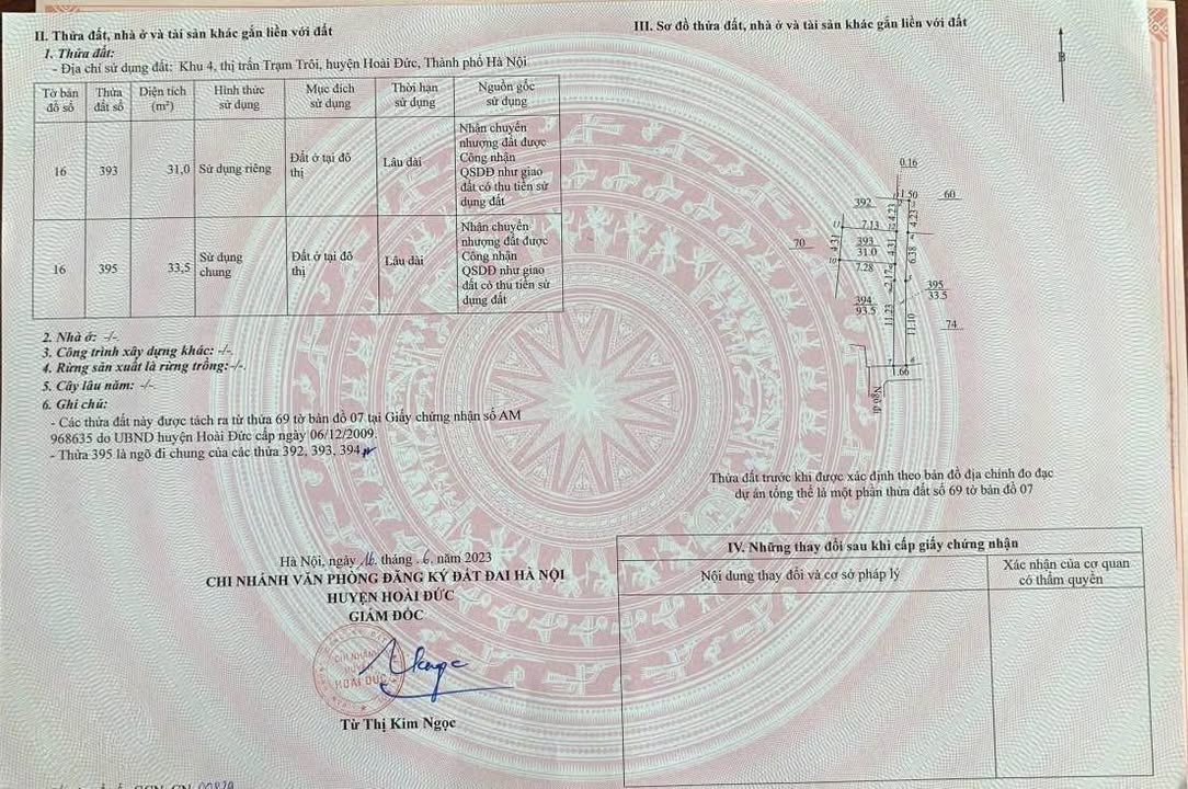 Đất nền Trạm Trôi Hoài Đức 31m² giá 3.55 tỷ - Nắm bắt cơ hội đầu tư ngay!