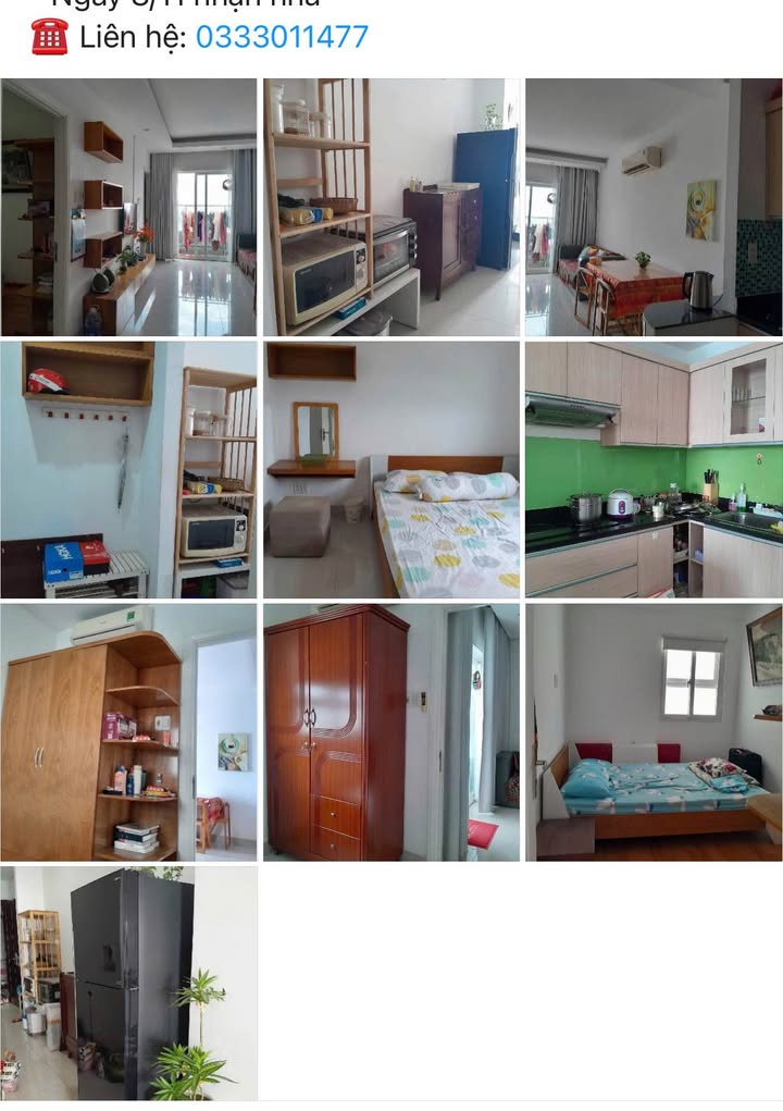 Chung cư Pegasus Biên Hòa 69m² giá 10 triệu - Full nội thất sang trọng!