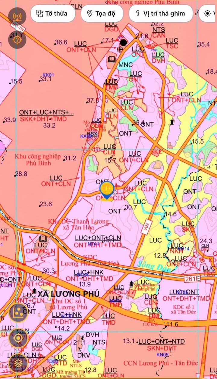 Đất thổ cư Tân Hoà - Phú Bình 140m² giá 700 triệu - Tiềm năng đầu tư cao!