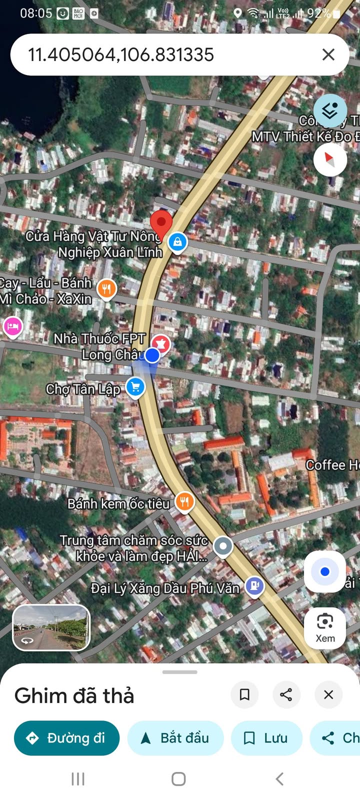 Đất nền mặt tiền DT Tân Lập 500m² giá 3.1 tỷ - Vị trí kinh doanh đắc địa!