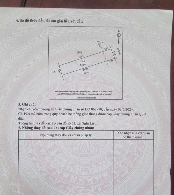 Đất Nền Nam Liên Nghi Lộc 138.9m² giá 2.9 tỷ - Khu vực phát triển gần sân bay!