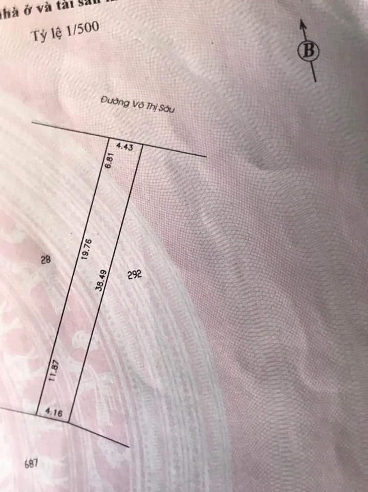 Nhà mặt tiền Võ Thị Sáu, Bà Rịa 168m² giá 5.2 tỷ - Kinh doanh thuận lợi!