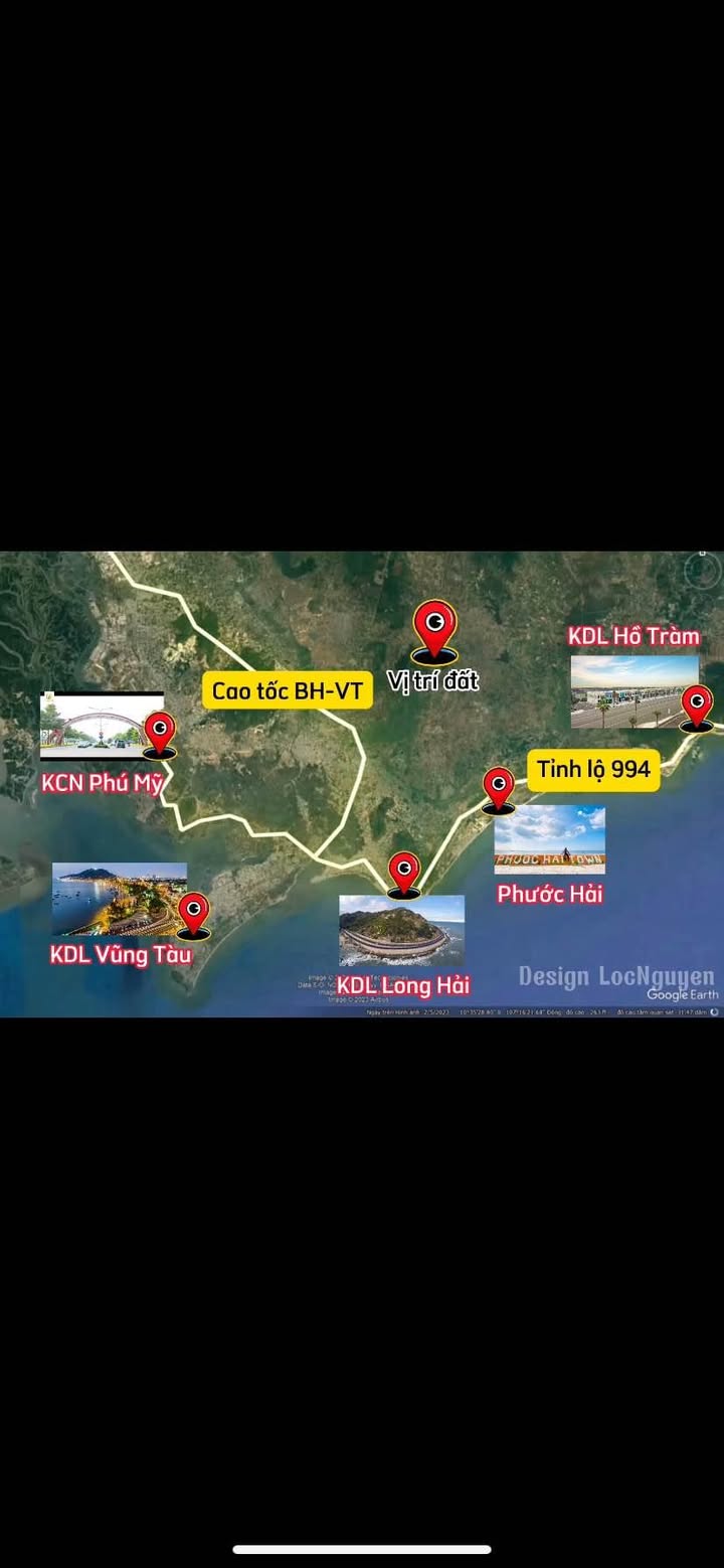 Đất nền Long Tân, Đất Đỏ 110m² giá chỉ 900 triệu - Cơ hội đầu tư hấp dẫn!