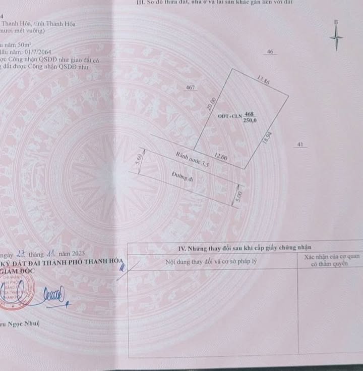 Lô đất 250m² phố 3, Quảng Hưng, Thanh Hóa - Đất phát lộc, vuông vắn!