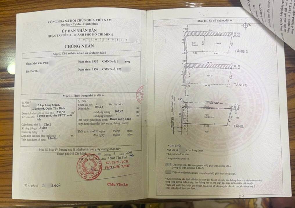 Nhà hẻm Lạc Long Quân, Tân Bình 105.42m² giá 16.5 tỷ - Thương lượng mạnh tay!