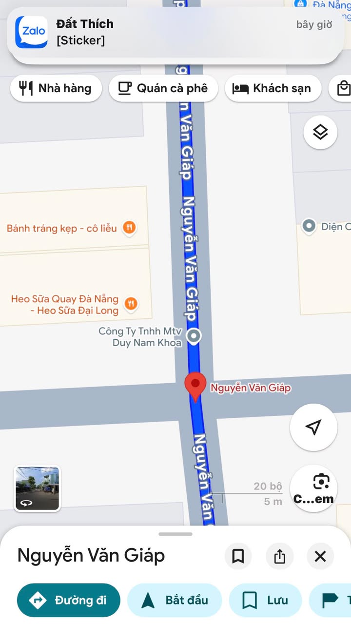 Nhà 2 tầng đường Nguyễn Văn Giáp, Hòa Xuân 80m² giá 5 tỷ - Khu vực sầm uất, tiện ích đầy đủ!