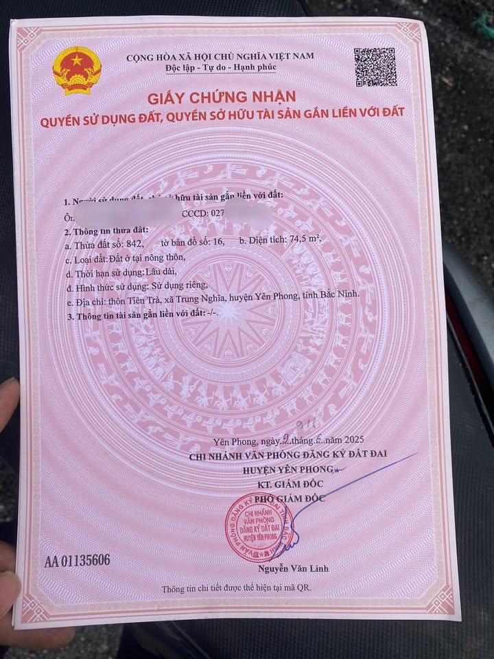 Nhà cấp 4 Yên Phong 74,5m² giá 1,5 tỷ - Cần bán gấp!