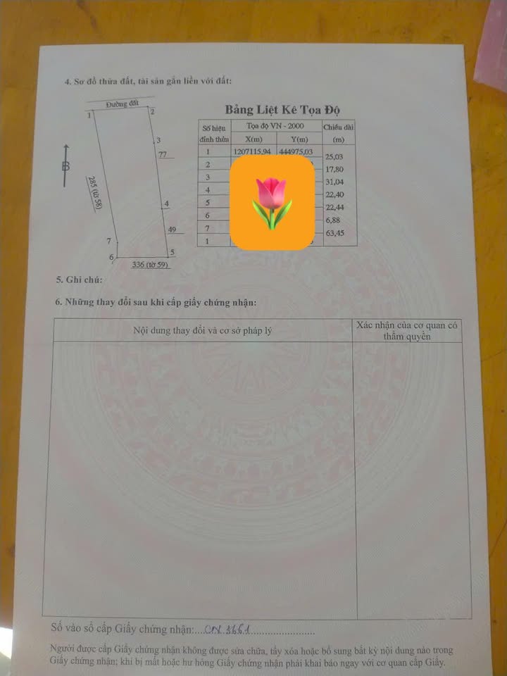 Đất nền phân lô tại xã Hàm Kiệm, 1644m² giá 592.5 triệu - Cơ hội đầu tư sinh lời cao!