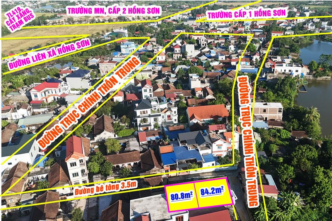 Đất nền Hồng Sơn 80m² giá 1 tỷ - Vị trí đắc địa, tiện ích đầy đủ!