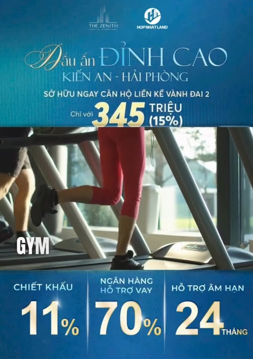 Căn hộ The Zenith Hải Phòng 42m² giá 1.7 tỷ - Sống đẳng cấp giữa lòng thành phố!