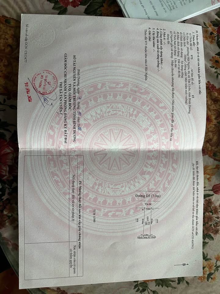 Đất nền Hội Nghĩa, Tân Uyên 100m² giá 1.45 tỷ - Sổ hồng chính chủ