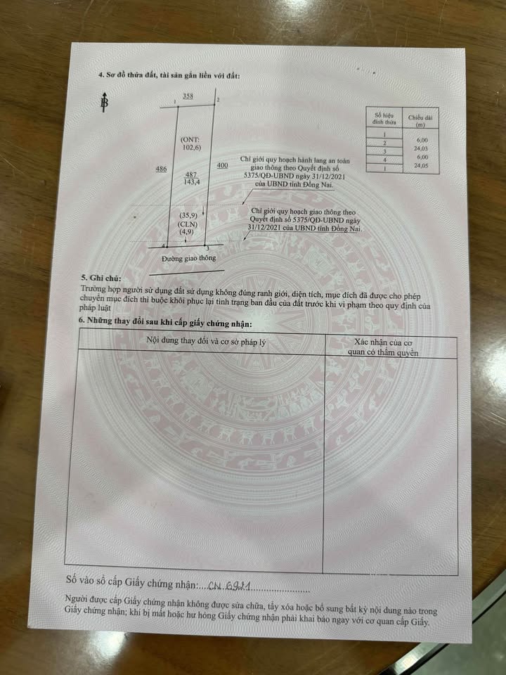 Đất thổ cư mặt tiền Xuân Thành 143m² giá chỉ 5xx triệu - Sổ hồng chính chủ!