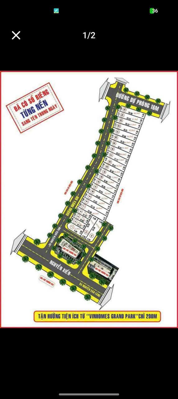 Đất nền 72m² Nguyễn Xiển Q9 giá chỉ 4.3 tỷ - Đầu tư sinh lời cao!