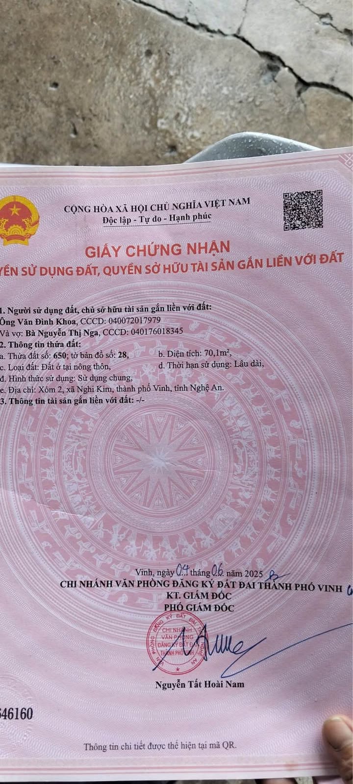 Nhà riêng Vinh Hưng 70.1m² giá 1.295 tỷ - Hướng Đông, sổ hồng chính chủ!