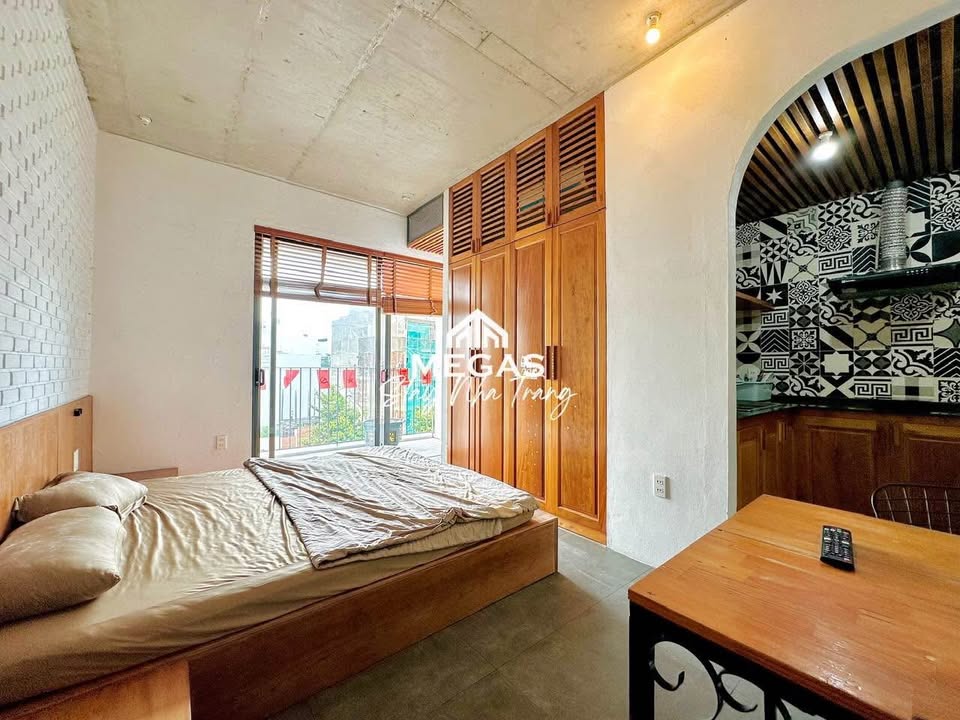 Căn hộ studio Nguyễn Văn Hưởng, Nha Trang 30m² giá 5.5 triệu - Mới 100% full nội thất!