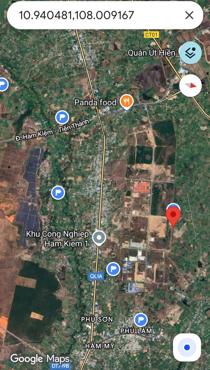 Đất cây trồng 1ha1 tại xã Hàm Mỹ, giá chỉ 1.1 tỷ - Gần khu công nghiệp