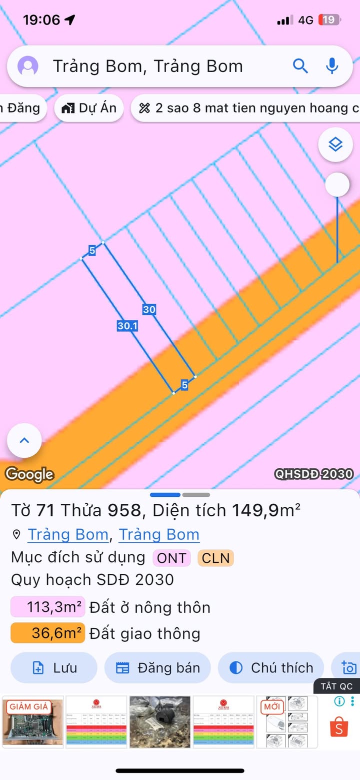 Đất thổ cư 150m² tại Sông Trầu, Trảng Bom giá 795 triệu - Sổ đỏ chính chủ, công chứng ngay!