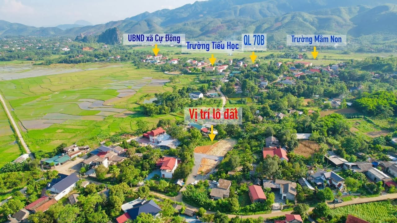 Lô đất Cự Đồng, Thanh Sơn, Phú Thọ 115m² giá chỉ 3xx triệu - Đầu tư sinh lời ngay!