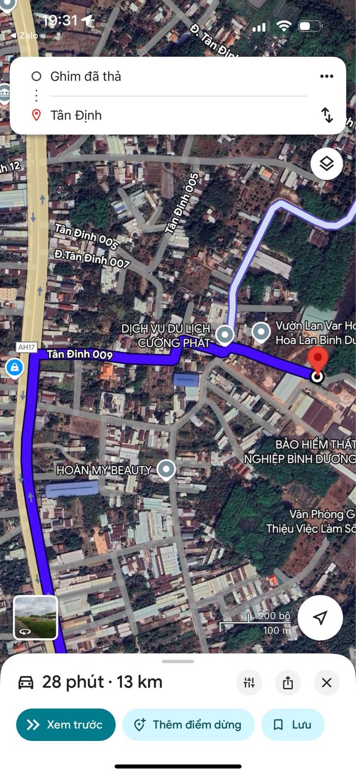 Đất thổ cư Tân Định Bến Cát 175m² giá chỉ 1 tỷ - Cơ hội đầu tư hấp dẫn!