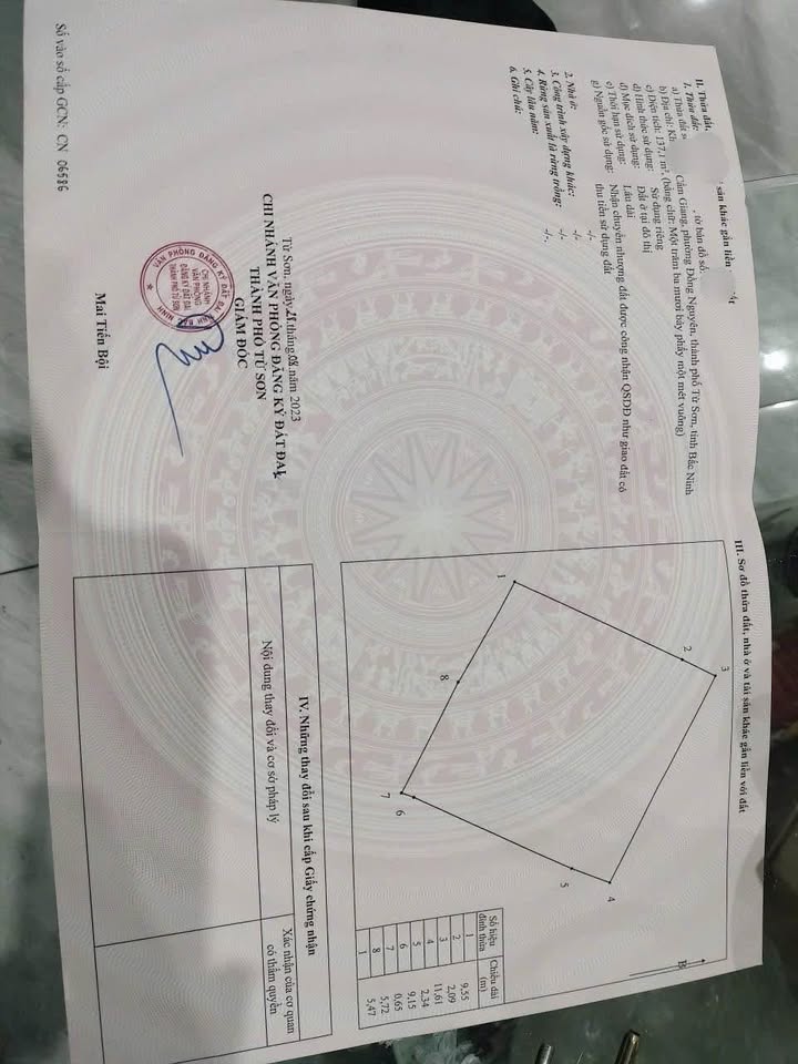 Nhà 2 tầng khu phố Cẩm Giang, Đồng Nguyên, Từ Sơn 137m² giá 5.1 tỷ - Đầu tư tiềm năng cao!