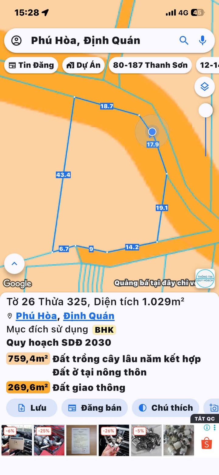 Đất nền Phú Hòa 1000m² giá 700 triệu - Tiềm năng phát triển bền vững!