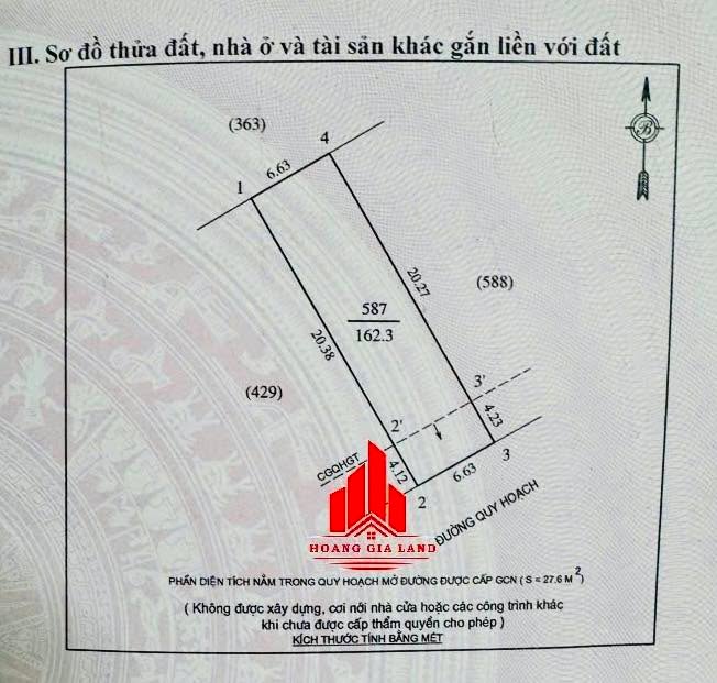 Đất thổ cư đường Bùi Dương Lịch 162.3m² giá 5 tỷ - Cơ hội đầu tư hiếm có!