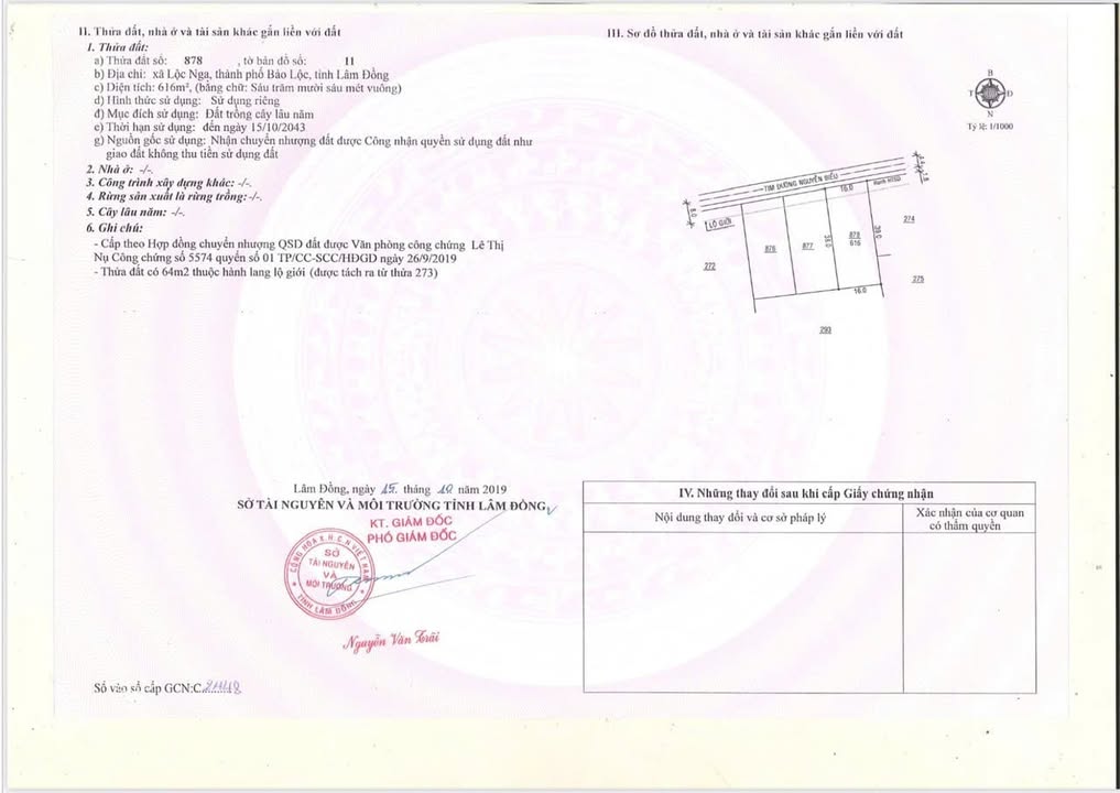 Đất nền mặt tiền Nguyễn Biểu, Bảo Lộc 640m² giá 2.7 tỷ - Cơ hội đầu tư tuyệt vời!