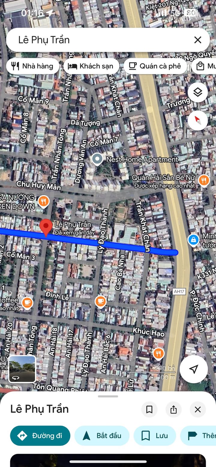 Nhà Mặt Tiền Lê Phụ Trần, Sơn Trà 90m² giá 7.7 tỷ - Đầu tư sinh lời ngay!