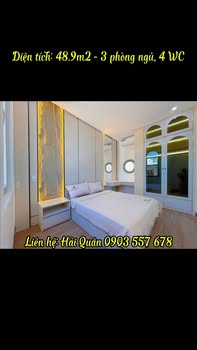 Nhà 3 tầng Trần Cao Vân, Thanh Khê 48.9m² giá 5.1 tỷ - Full nội thất, chỉ việc vào ở!