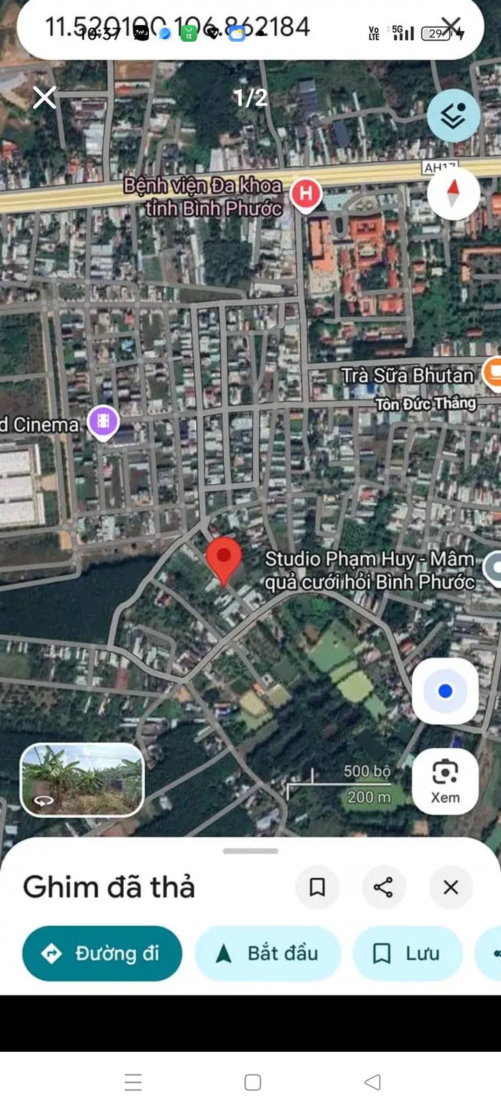 Đất nền Tiến Thành, Đồng Xoài 2880m² giá 4 tỷ - Cơ hội đầu tư tuyệt vời!