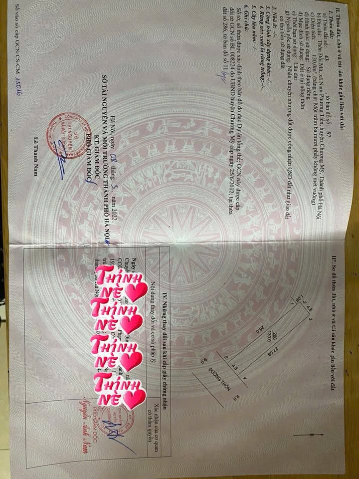 Đất kinh doanh Xuân Mai 130m² giá thương lượng - Mặt tiền 4.8m, sổ đỏ chính chủ!