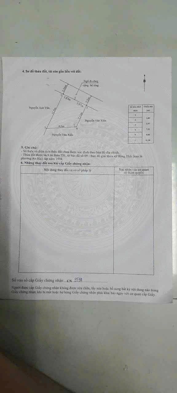 Đất nền An Hải, An Dương 72.8m² giá 900 triệu - Chính chủ bán gấp!