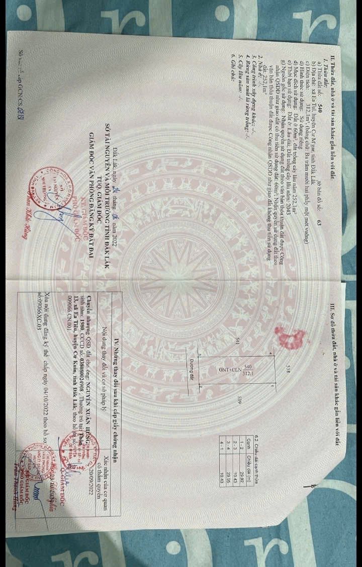 Đất nền chính chủ Cư M'gar 310m² giá 800 triệu - Cơ hội đầu tư tuyệt vời!